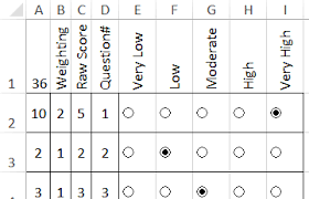 excel survey template with option buttons