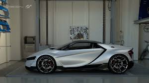 Honda S Baby Nsx Emerges As Sports Vision Gran Turismo Concept Carscoops Honda Honda S Turismo