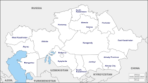 Almaty (/ ˈ æ l m ə t i /; Kasachstan Kostenlose Karten Kostenlose Stumme Karte Kostenlose Unausgefullt Landkarte Kostenlose Hochauflosende Umrisskarte Grenzen Provinzen Namen