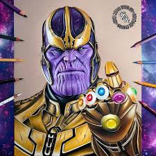 Thanos By Adam Bettley Avengers Drawings Marvel Comics Wallpaper Marvel Comics Art