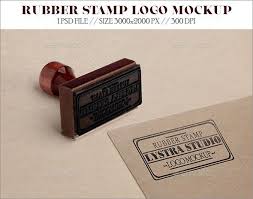Best Rubber Stamp Logo Mockup Logo Mockup Mockup Design Mockup