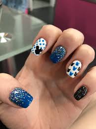 Blue Disney Mickey Mouse Nails Disney Nails Mickey Mouse Nails Disney Acrylic Nails