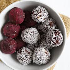 Coconut protein balls contain 6 ingredients and take 20 minutes. Acai Bliss Balls Acai Recipes Bliss Balls Healthy Sweets