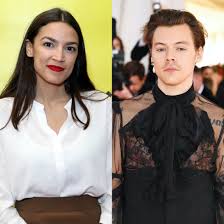 High quality alexandria ocasio cortez gifts and merchandise. Alexandria Ocasio Cortez Defends Harry Styles For Dress Criticism