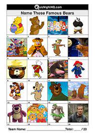 Think you know a lot about halloween? Famous Bears 001 Quiznighthq
