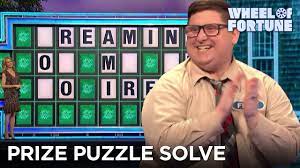 Meet our winning wheel watchers and contestants! Frey Solves The Prize Puzzle And Guesses Where He S Going Wheel Of Fortune Youtube