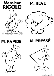 Coloriage Monsieur Rigolo Reve Rapide Presse Dessin A Imprimer Dessin A Imprimer Monsieur Madame Coloriage
