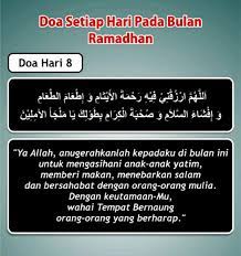 Doa Hari 8 Ramadhan Doa Kutipan Inspiratif Sahabat