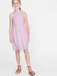Crepe Cutwork Fit Flare Dress For Girls Old Navy Fit Flare Dress Girls Dresses Flare Dress