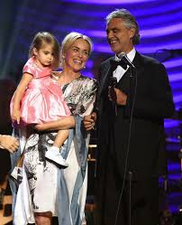 Andrea bocelli's youngest child is his daughter virginia who was born in 2012. Andrea Bocelli Is A Doting Husband And Father Meet His Family