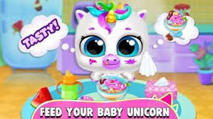 Fotografía telón de fondo para niña unicornio fiesta de cumpleaños banner princesa dulce pony decoración floral rainbow studio photobooth fondo de la ducha del bebé. Descargar Embarazada Unicornio Mama Y Bebe Unicornio Juego Para Android