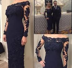 Prom dresses,sky blue prom dresses. Dark Navy Blue Lace Short Mother Of The Bride Dress One Shoulder Long Sleeve Sheath Knee Length Evening Gowns Wedding Guest Party Dress Misszhu Bridal Online Store Powered By Storenvy