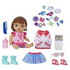 Baby Alive So Many Styles Baby Brown Straight Hair Doll Walmart Com Baby Alive Baby Alive Dolls Baby Alive Magical Scoops
