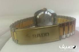 السلام عليكم lt br gt توجد ساعه رادو rado اصليه نسائية lt br gt ساعة موديل مميز ونادر لونين فضي وذهبي lt br gt حالة الساعه مستعمله بح accessories belt rad