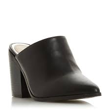 Good american block heel square toe sandal (women) $179.00. Black Mules With Block Heel 325e1a