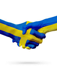 Ukraińcy awansowali z trzeciego miejsca w grupie. Flaga Szwecja Ukraina Kraje Partnerstwo Przyjazni Uscisku Dloni Pojecie Ilustracji Ilustracja Zlozonej Z Zgoda Rywalizacja 89961780