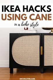 Boho Style Ikea Hacks With Cane In 2020 Ikea Hack Diy Ikea Hacks Ikea Furniture Hacks