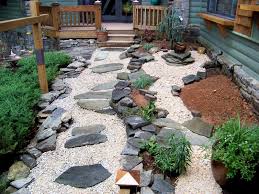 The look of the elements is very organic. Traditional And Interesting Decor From Japanese Garden Style Design With Cool Rock Garden Design Freshouse