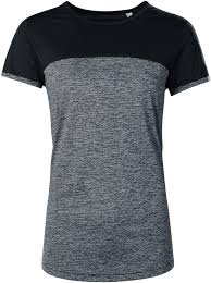 berghaus voyager tech womens short sleeve t shirt uk 8 carbon black