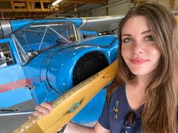 Our Lady Aviator of the Day is @jennabear49 ! “Hi everyone! My name is Jenna  Coffman. I am presently a first officer and ground instructor for SkyWest  airlines, but I've had a