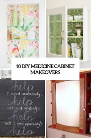 Medicine cabinets offer secure storage options to keep medications away from contamination and restrict unauthorized access. 10 Cool Diy Medicine Cabinet Makeovers You Ll Like Shelterness