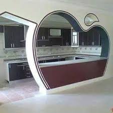 Image Result For حائط مطبخ مفتوح علي الاستقبال Modern Home Interior Design Bedroom False Ceiling Design House Arch Design