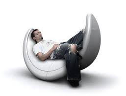 32 w x 35 h x 35. Stylish Armchair With Footstool Shrimp By Cor