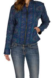 Blouson hiver, chaud avec capuche amovible. Veste Imprimee Femme Double Mi Saison Chic Originale Clara