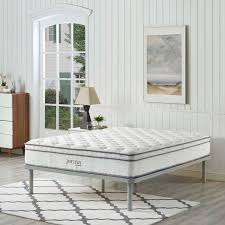 Modway jenna 10 queen innerspring mattress with quilted pillow top. Jenna Innerspring Mattress Contemporary Modern Furniture Modway