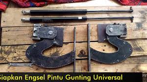 Engsel bak lori / engsel bak truk 4 inchrp35.000: Cara Mudah Pasang Engsel Pintu Gunting Pintu Gulwing Lambodoors Universal Youtube