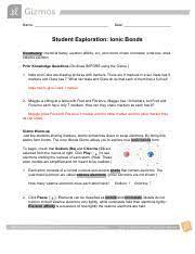 Merely said, the student exploration dichotomous keys gizmo answers is universally. Ionicbondsse Name Date Student Exploration Ionic Bonds Vocabulary U200b U200b Chemical Family Electron Affinity Ion Ionic Bond Metal Nonmetal Octet Course Hero