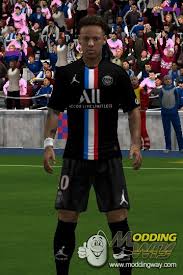 It is a project which took inspiration from the famous pink jersey in the 2015/16 season. Paris Saint Germain 4th Kit 19 20 Champions League Kit Fifa 14 At Moddingway