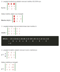Maybe you would like to learn more about one of these? Rumus Invers Matriks Dan Contoh Soalnya Blog Teknisi