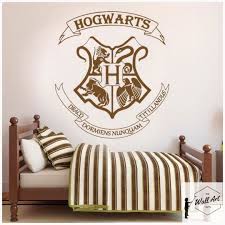 Harry Potter Hogwarts Crest Wall Sticker Harry Potter Wall Stickers Harry Potter Wall Decor Harry Potter Wall Decals