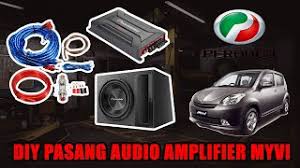 Channel a & b clipping led indicators. Cara Pasang Audio Amplifier 4 Channel Perodua Myvi Diy Project Automotive Mco Youtube