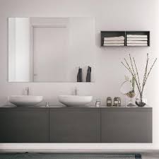Here are some of the most popular options. Glacier Bay 36 In W X 48 In H Frameless Rectangular Beveled Edge Bathroom Vanity Mirror In Silver 81179 The Home Depot
