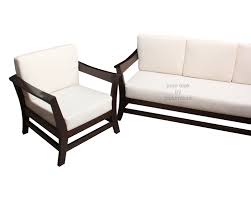 If you're buying a solid wooden sofa set, price set at an buying the ideally designed wood furniture sofa set sets the tone for your entire living space. Comfortable Sofa Set In Teakwood With Lose Cushions