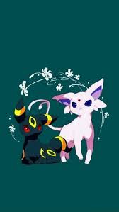 Umbreon And Espeon Love Umbreon And Espeon Pokemon Eeveelutions Cute Pokemon
