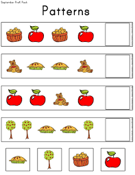 September Pre K Pack Preschool Learning Preschool Patterns Preschool Tracing