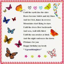 Awesome Young Lady Birthday Poems Granddaughter Quotes Grandaughter Birthday Quotes