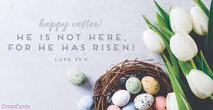 He told them to go tell the 11 disciples what they had seen and wait for him. He Has Risen Ecard Free Easter Cards Online