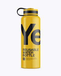 Download Download Glossy Plastic Reusable Water Bottle Psd Mockuptemplate In 2020 Bottle Mockup Mockup Free Psd Plastic Reusable Water Bottles