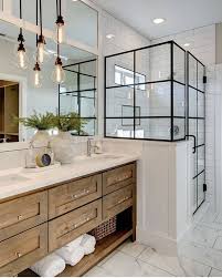 The bed is basically the centerpiece of a bedroom and inarguably the most essential. Industrial And Modern Farmhouse Vibes For This Bathroom Lightingdesign Lighting Whitebath House Bathroom Modern Farmhouse Bathroom Bathroom Remodel Master