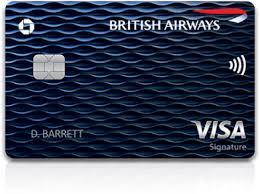 Also the 50% spending bonus us airways is offering for next few months is pretty nice. British Airways Visa Signature Card British Airways