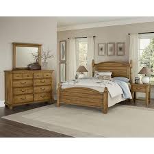 You'll find full bedroom sets that feature perfectly coordinated pieces for children and adults plus individual selections so you can pick and choose the right décor for you. Bedroom Sets American Oak 425 5 Pc Queen Poster Bedroom Set At Owen Furniture Co