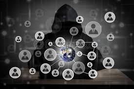 Uploading virus digital wallpaper, technology, hacker. Bild Eines Hackers Mit Icon Und Code Auf Dem Bildschirm Foto Vorratig Crushpixel