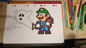 Luigi Perler Bead Pattern Bead Sprite Modele Perles Hama A Repasser Pixel Art Luigi S Mansion Pixel Art Pixel Art Luigi Dessins Faciles