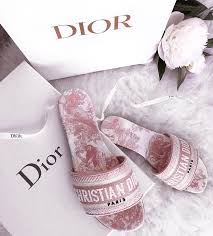 Maybe you would like to learn more about one of these? Pink Christian Dior Slides Off 53