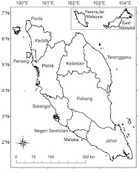 Peninsular malaysia (semenanjung malaysia) occupies all of the malay peninsula between thailand and singapore, and is also known as west malaysia expeditions range from those where you hardly lose sight of the hotel to those where you are fully immersed in the jungle for weeks, with only the. Figure S1 Map Of Peninsular Malaysia West Malaysia Download Scientific Diagram