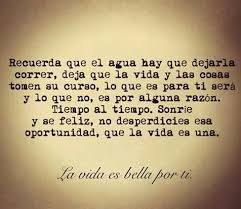 Tiempo Al Tiempo Ley De Vida Decir No Vida